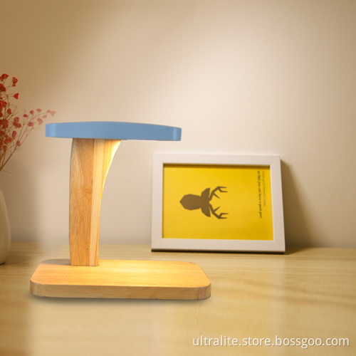 Wood Base Table Lamp For Decoration Bedroom Light